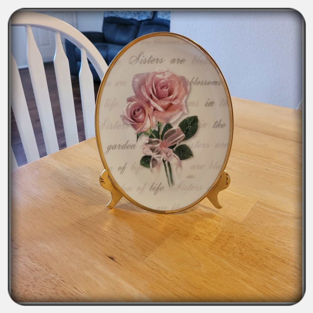 NWOT Limited Edition Porcelain Sisters Are Forever Plate